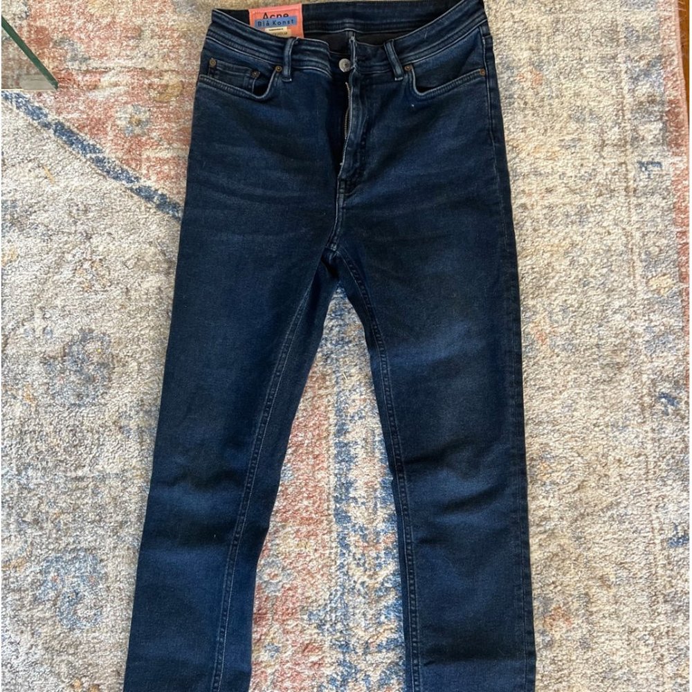Acne Studios Bla Konst Peg Blue Black Jeans